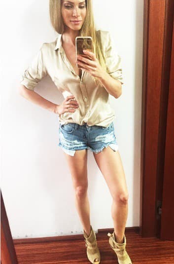 Modelka Andrea Verešová