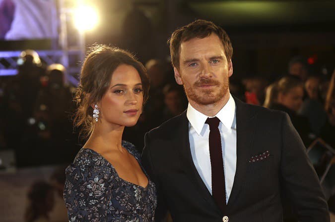 Michael Fassbender a Alicia
