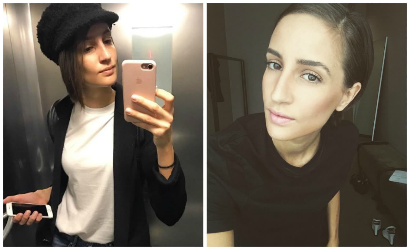 Nedbalý look rebelky si