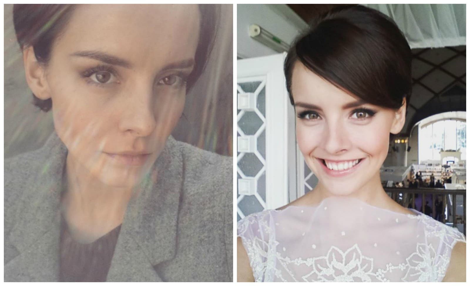 Sympatická brunetka s nežnými