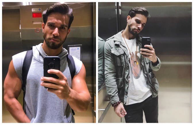 Tento sexi fitnes tréner