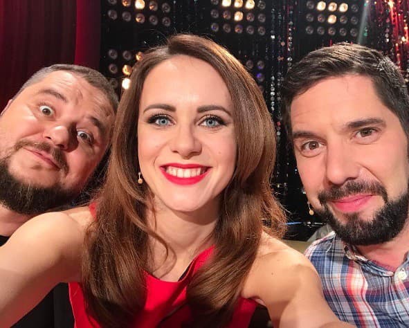 Lenka so svojimi kolegami