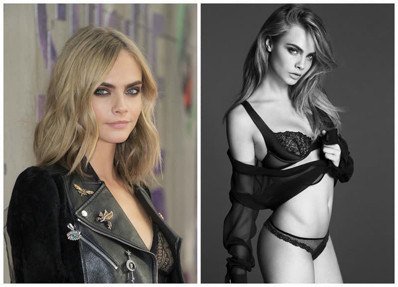 Modelka a herečka Cara