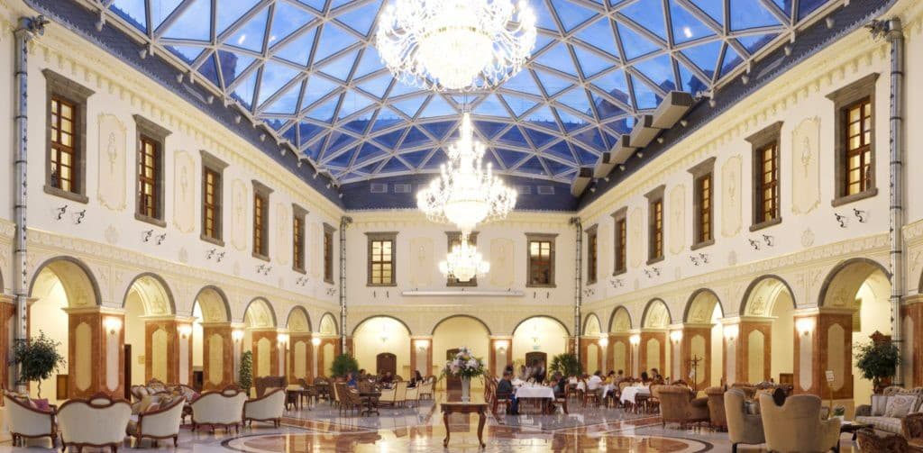 Nádherný zámocký hotel Galicia