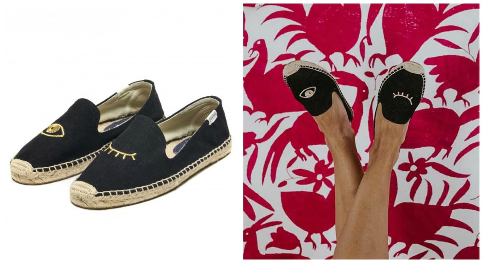 Tmavomodré espadrilky môžete kombinovať