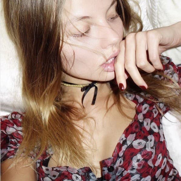 Choker s mašličkou sa