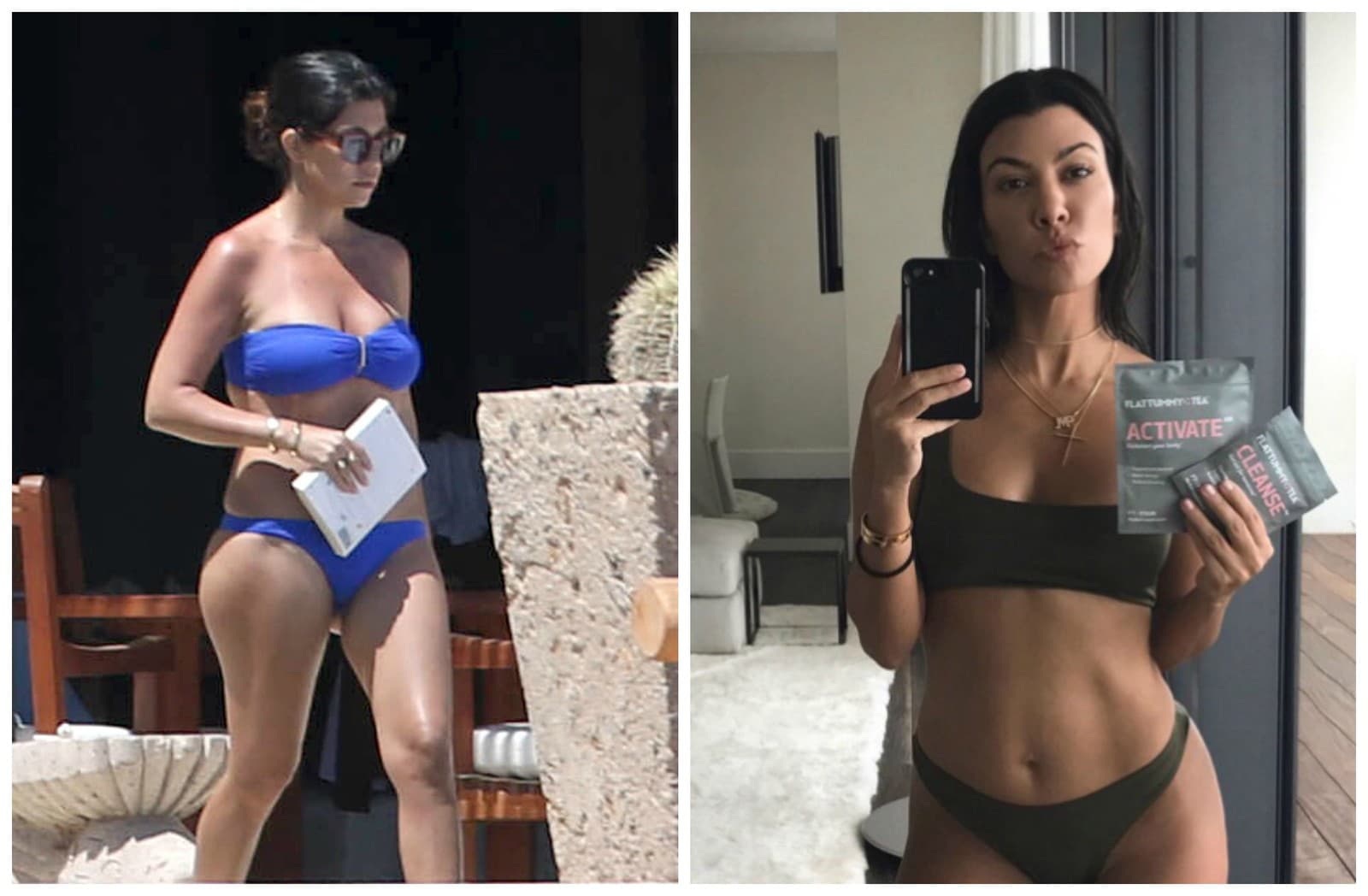 Kourtney Kardashian kedysi a