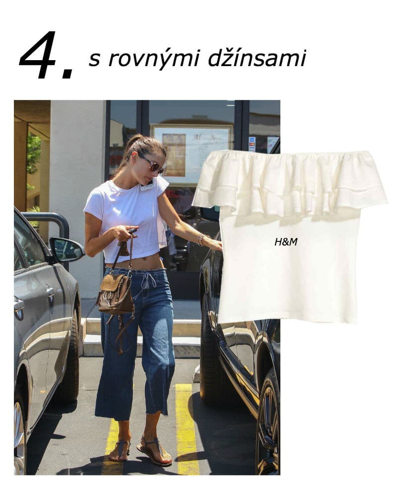 Biele tričko možno kombinovať