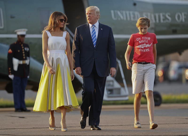 Melania Trump s manželom