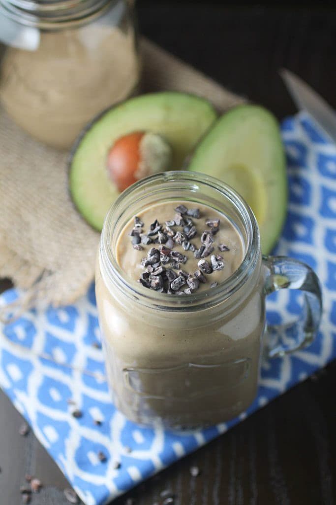 Čokoládovo proteinové smoothie s