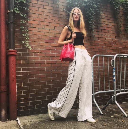 Modelka Linda Vojtová a