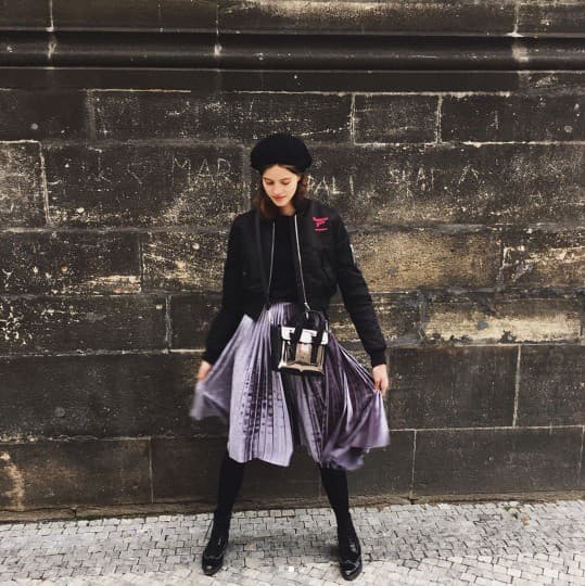 Modelka Bára Podzimková a