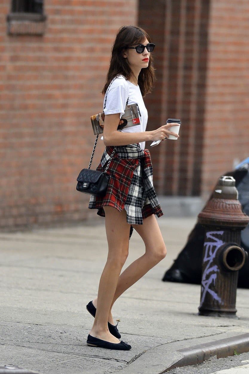 Modelka Alexa Chung využila