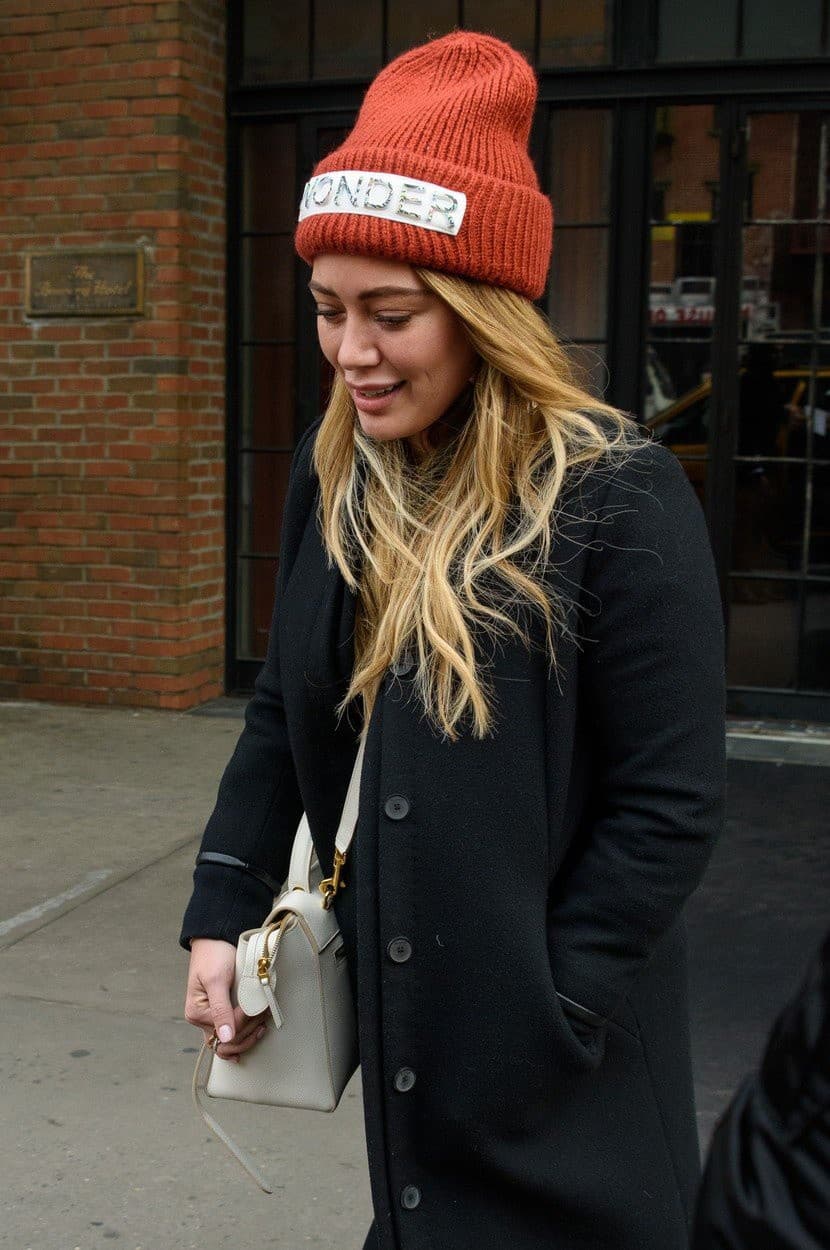 Herečka Hilary Duff a