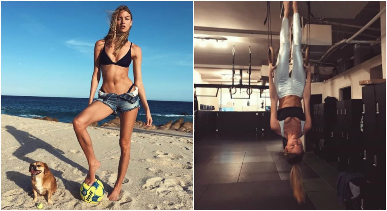 Modelka Martha Hunt spevňuje