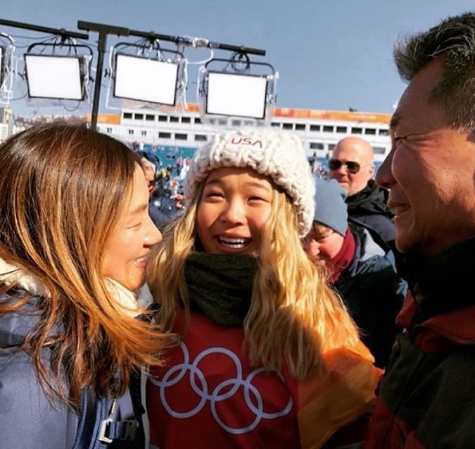 Americká snowboardistka, Chloe Kim,