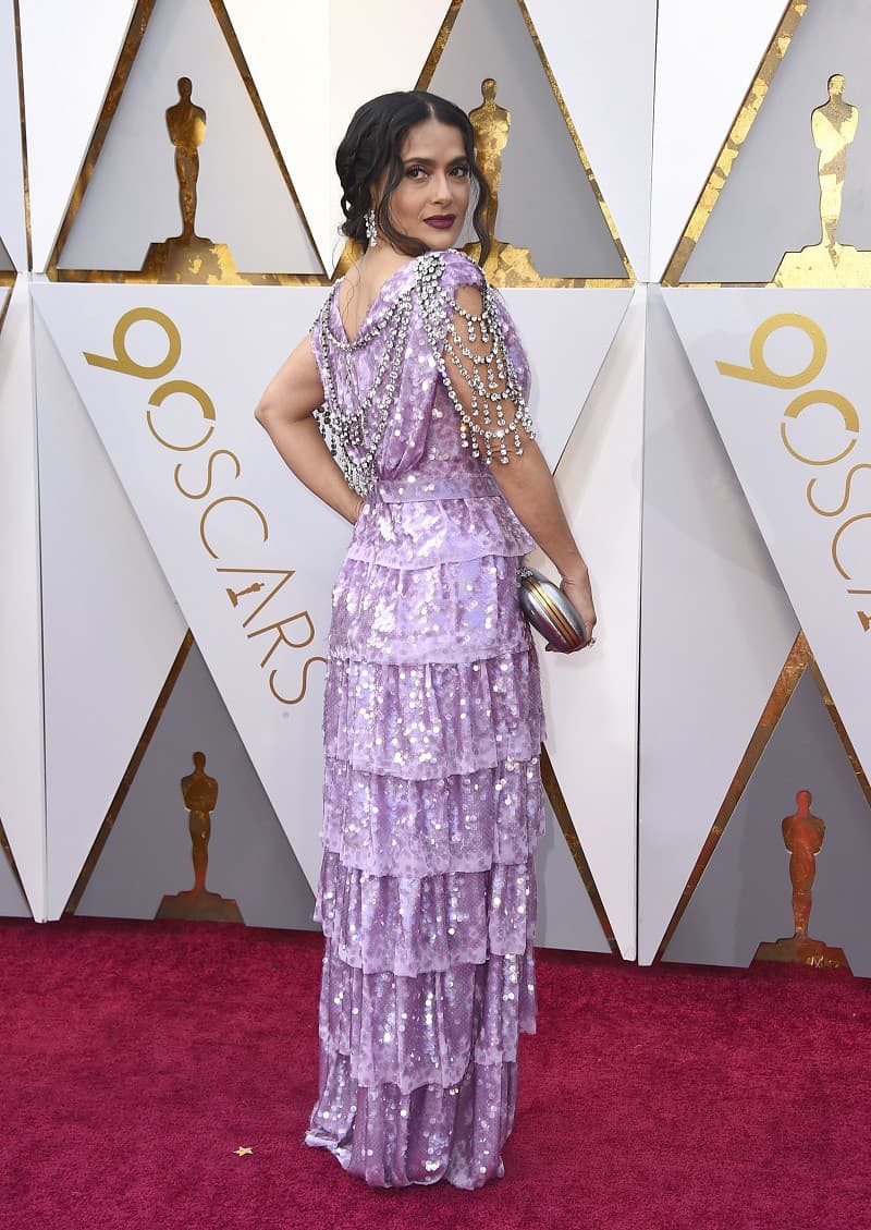 Herečka Salma Hayek pôsobila