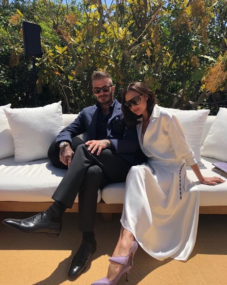 manžel David Beckham sa