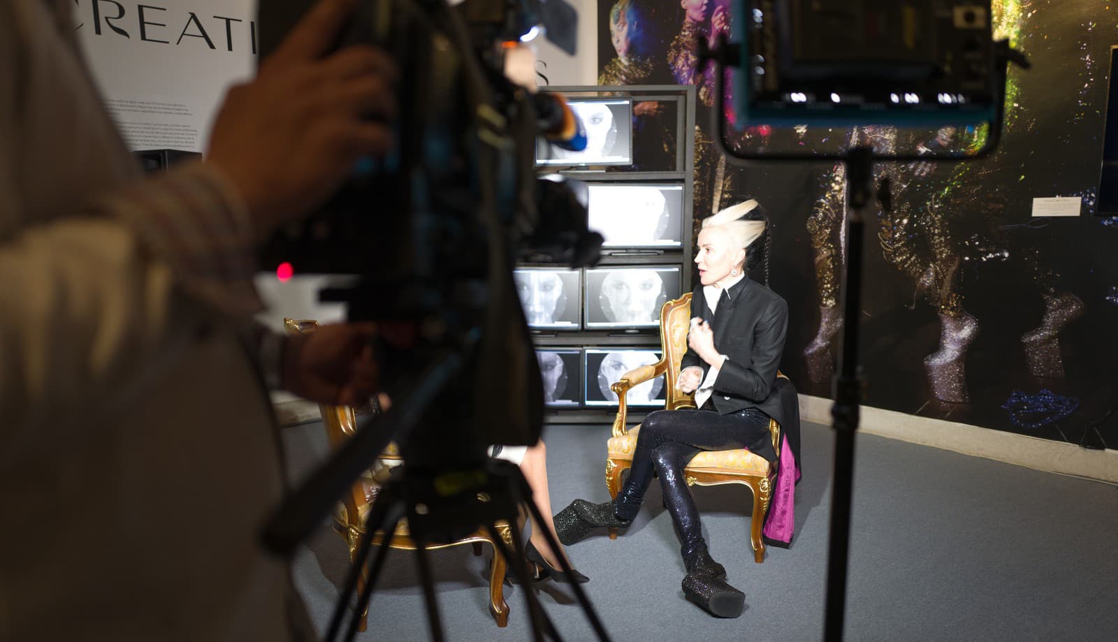 Daphne Guinness poskytla exkluzívne interview pre reláciu  REFLEX na Markíze