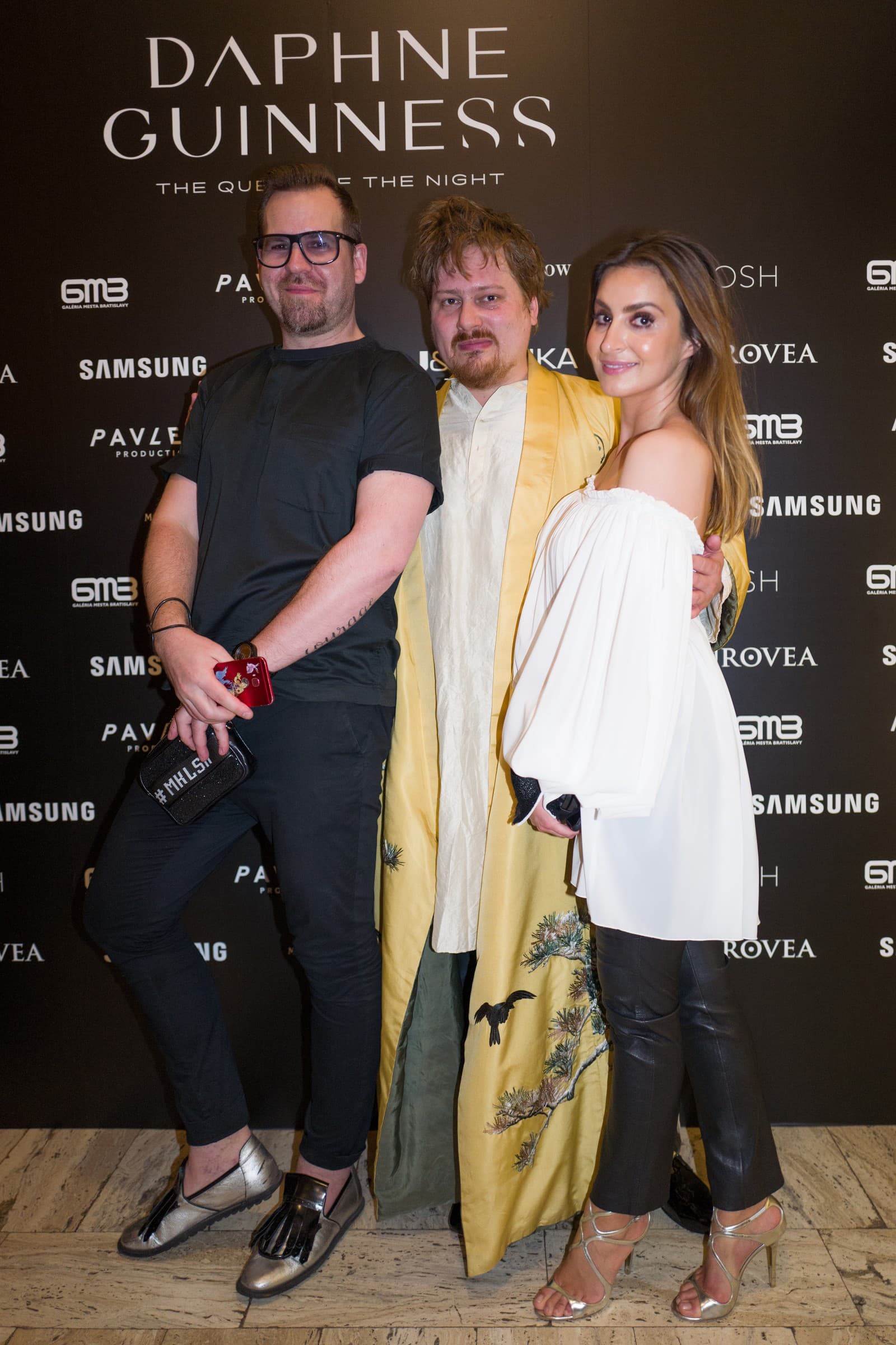 Na vernisáži nechýbal ani návrhár Fero Mikloško či Boris Hanečka