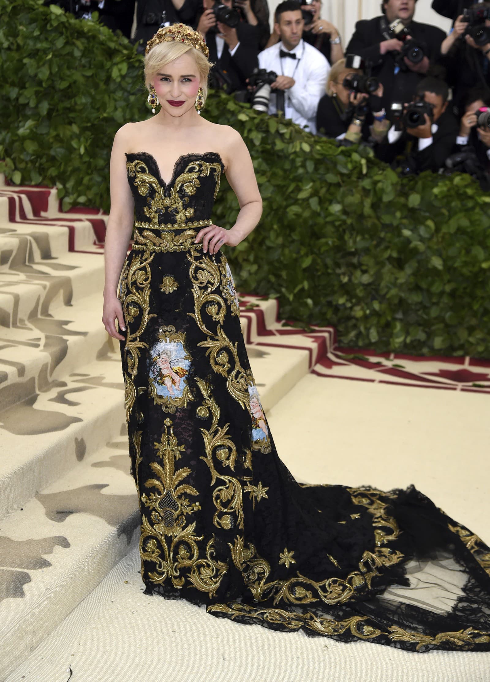 Herečka Emilia Clarke v