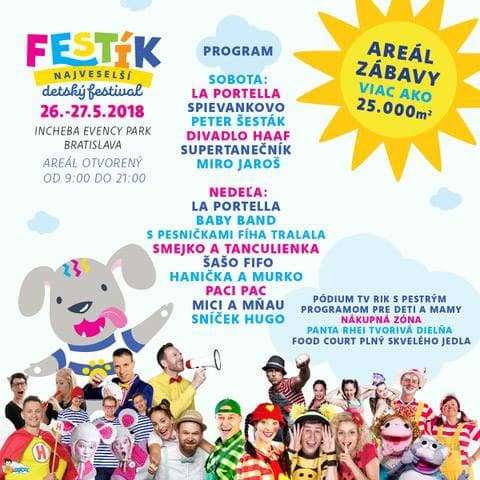 Program festivalu Festík môžete