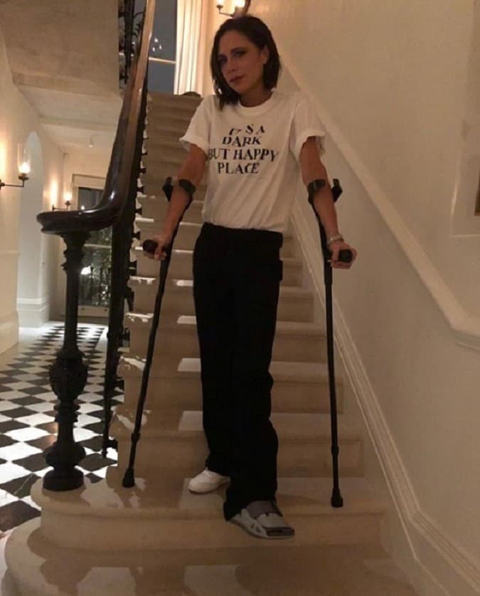 Victoria vtipne poznamenala na