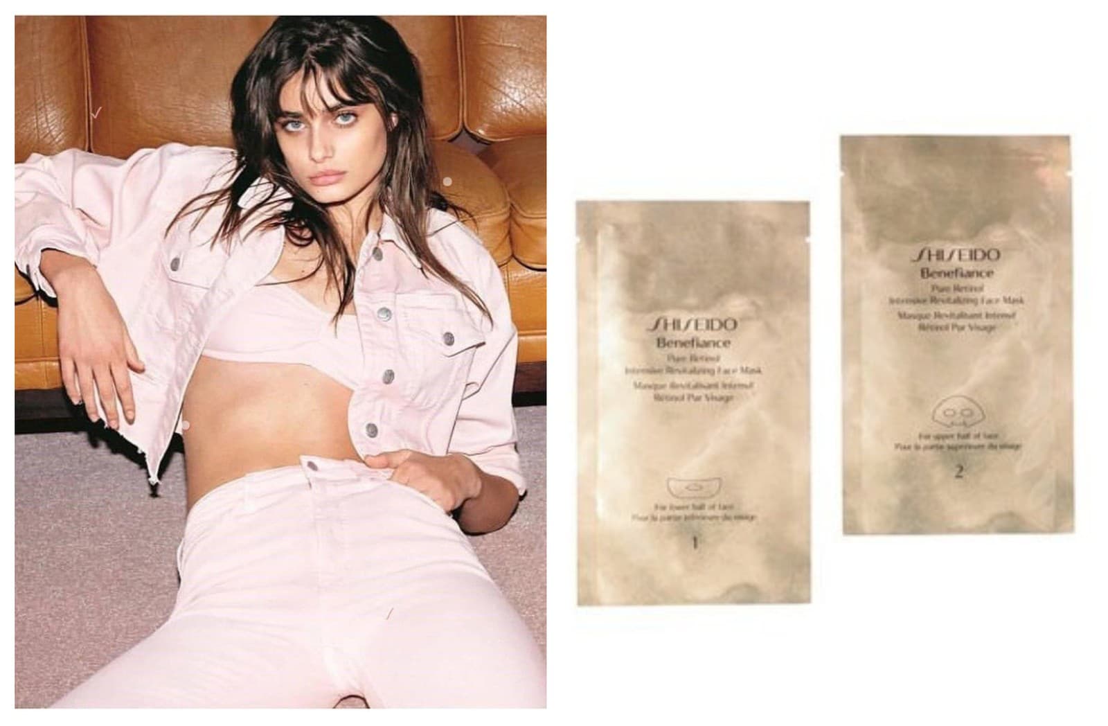 Revitalizujúca pleťová maska Shiseido