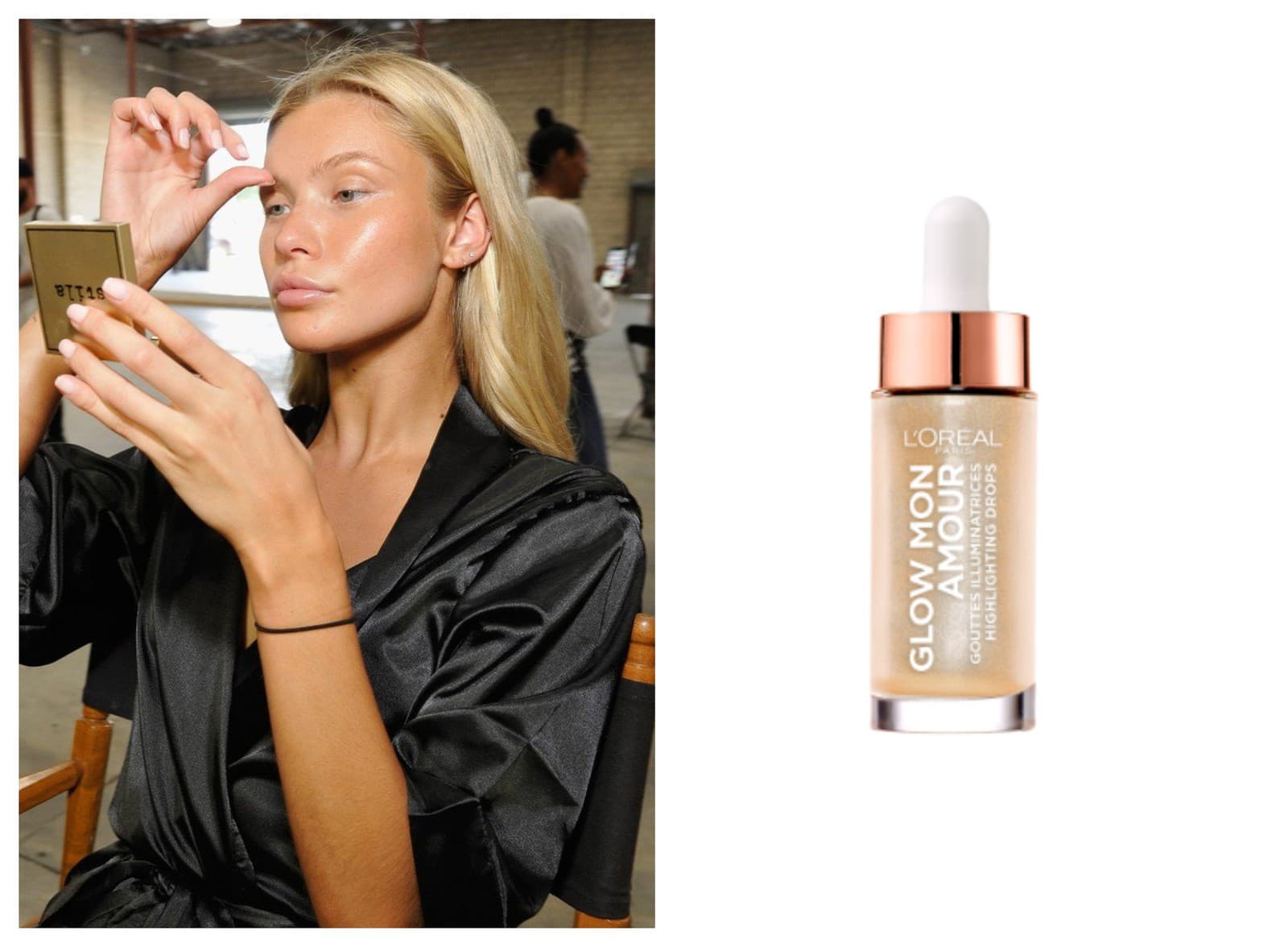 Jemný highlighter v kvapkách