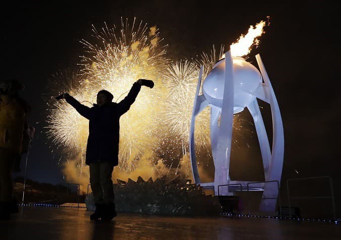 Pohľad na otváracom ceremoniáli,