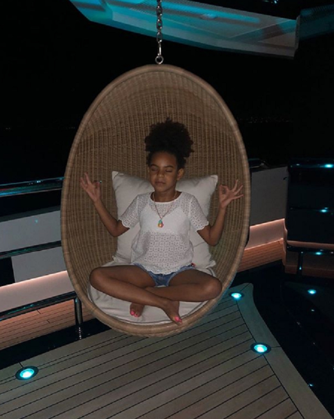 Blue Ivy sa rovnako
