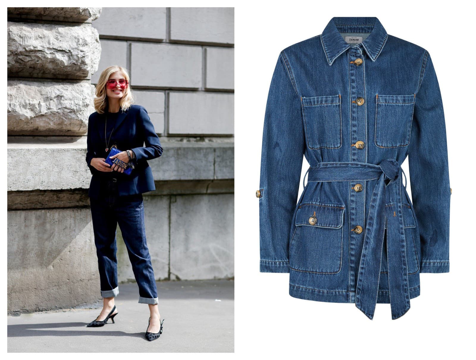 Celý denim look sa