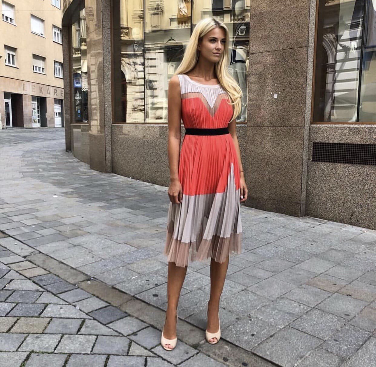 Modelka Mária Zelinová stavila