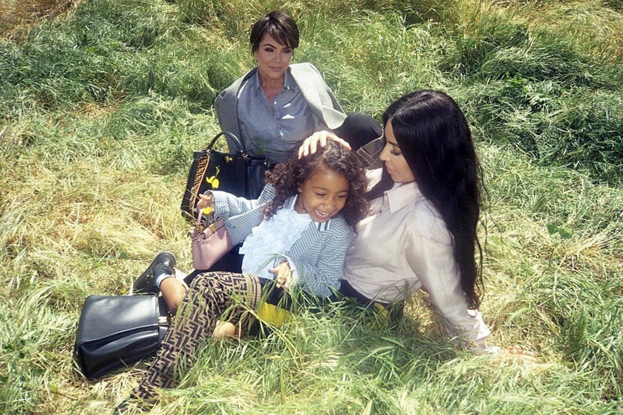 Dcérka Kim Kardashian, North