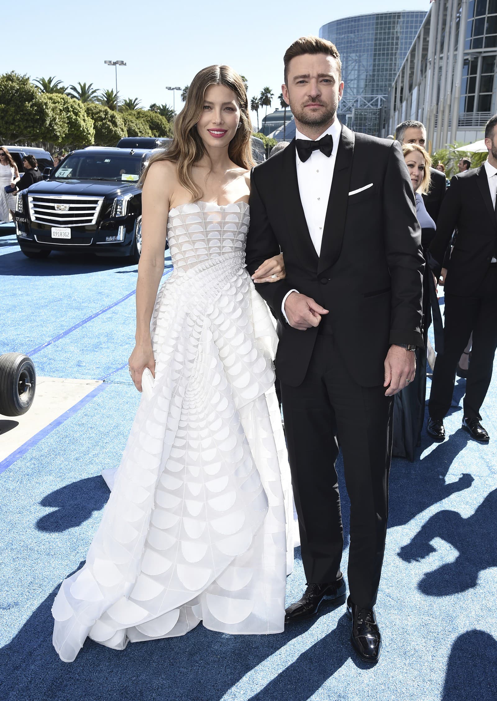 Herečka Jessica Biel prišla