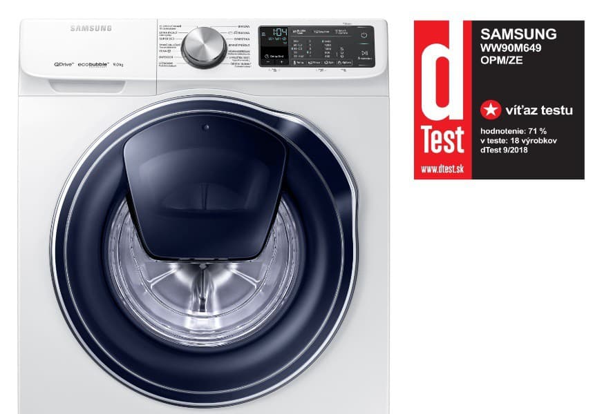 Práčka Samsung QuickDrive zvíťazila