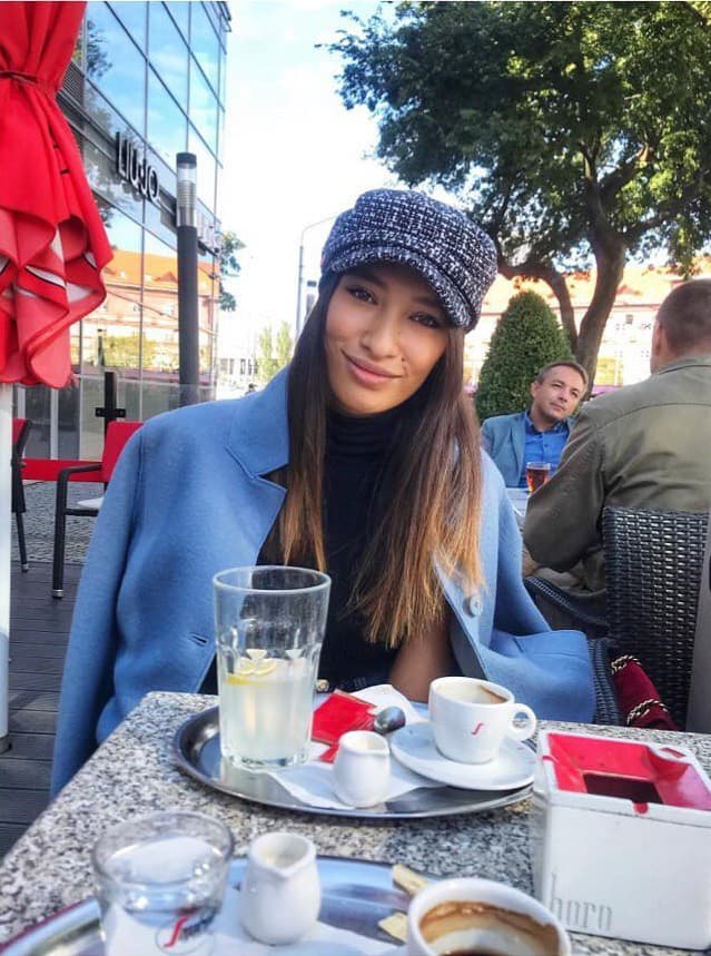 Modelka a redaktorka Dominika