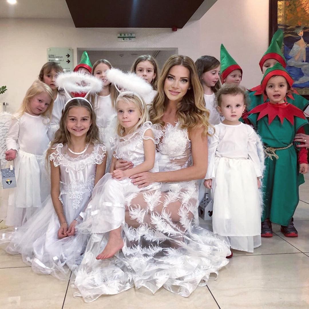 Modelka Andrea Vereašová je
