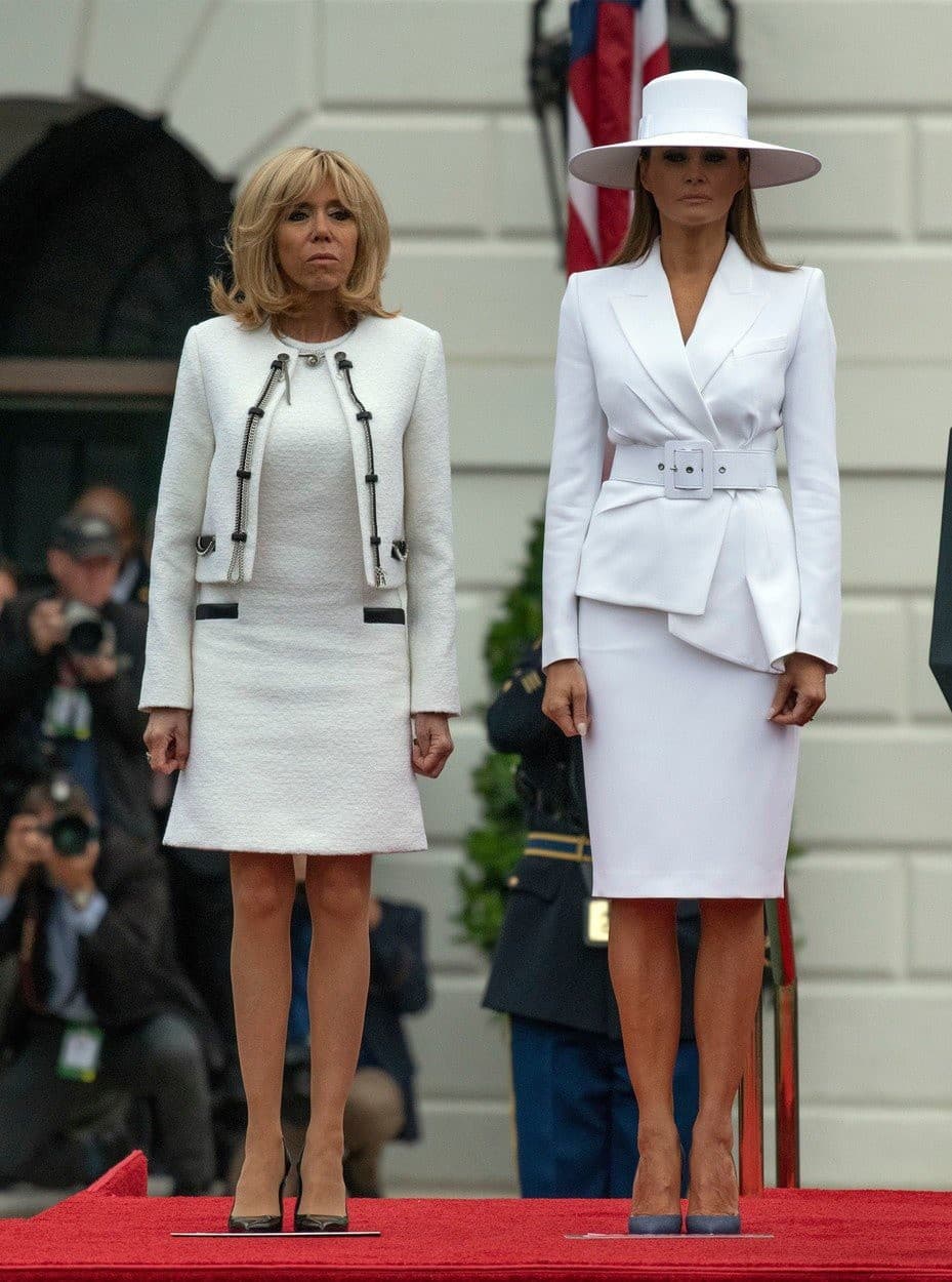 Brigitte Macron a Melania