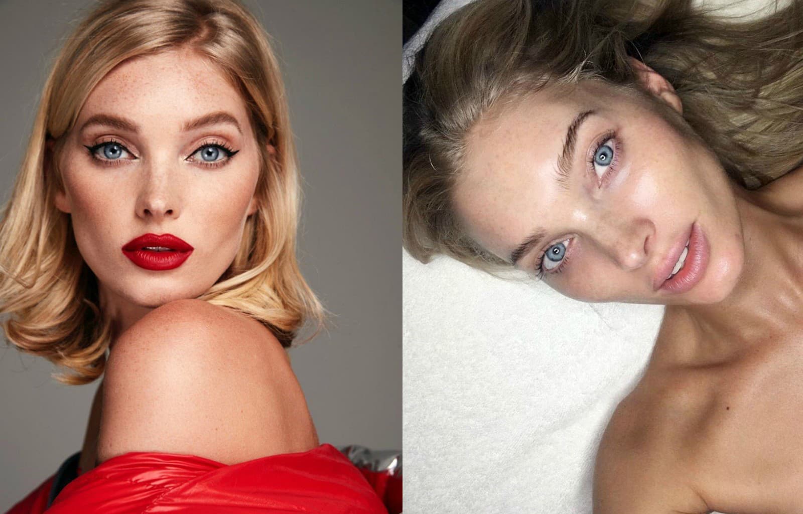 Elsa Hosk vyzerá bez