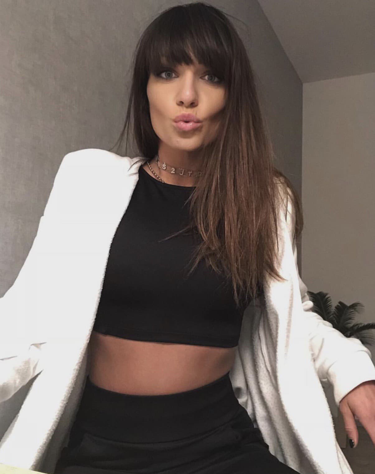 Crop top sa dá