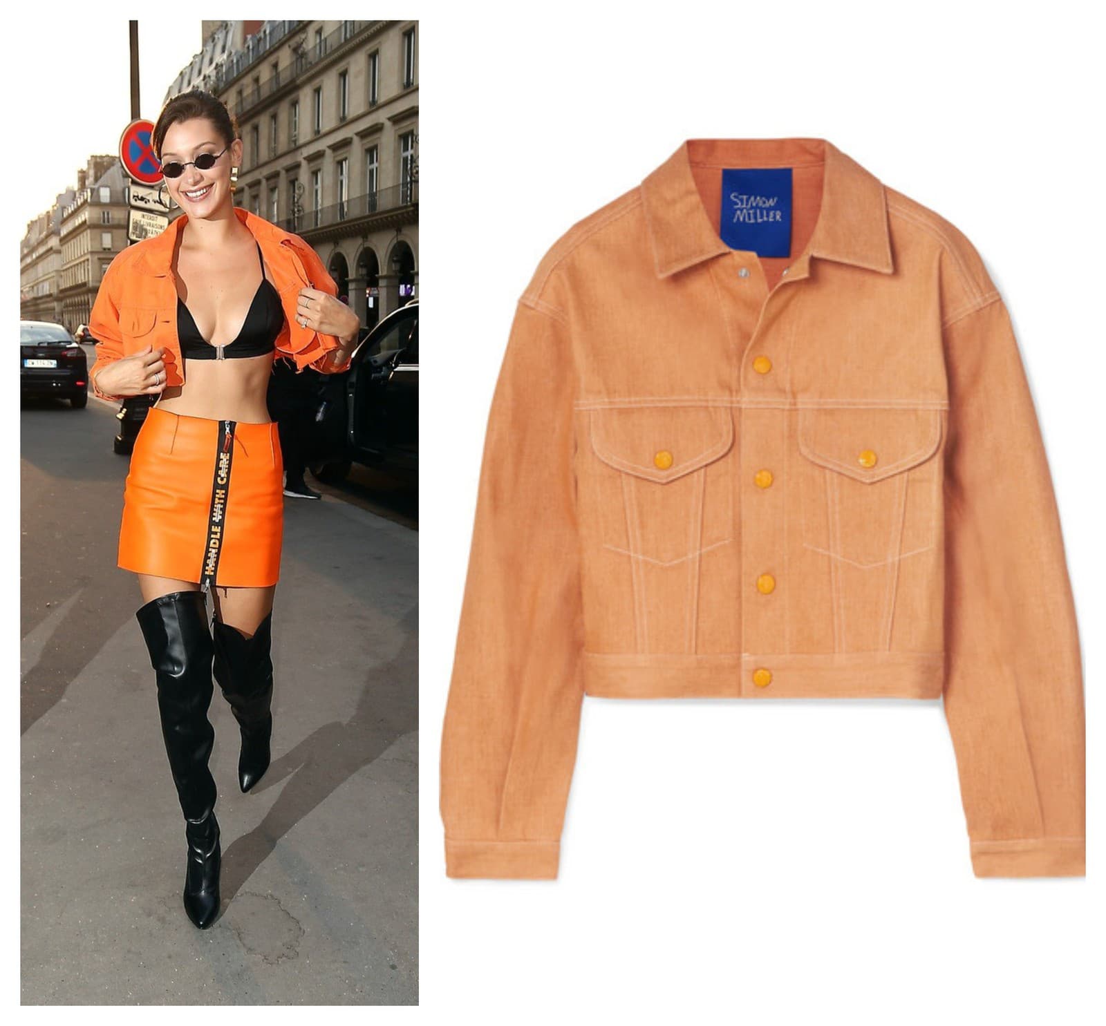 Bella Hadid v odvážnej