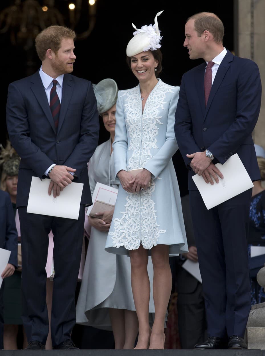 Harry, Kate a William.