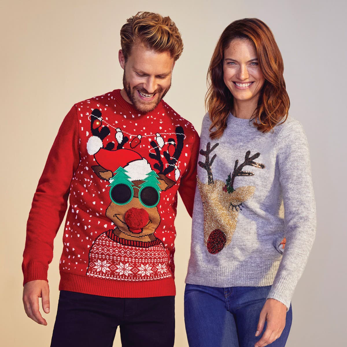 Veselý sob na svetri