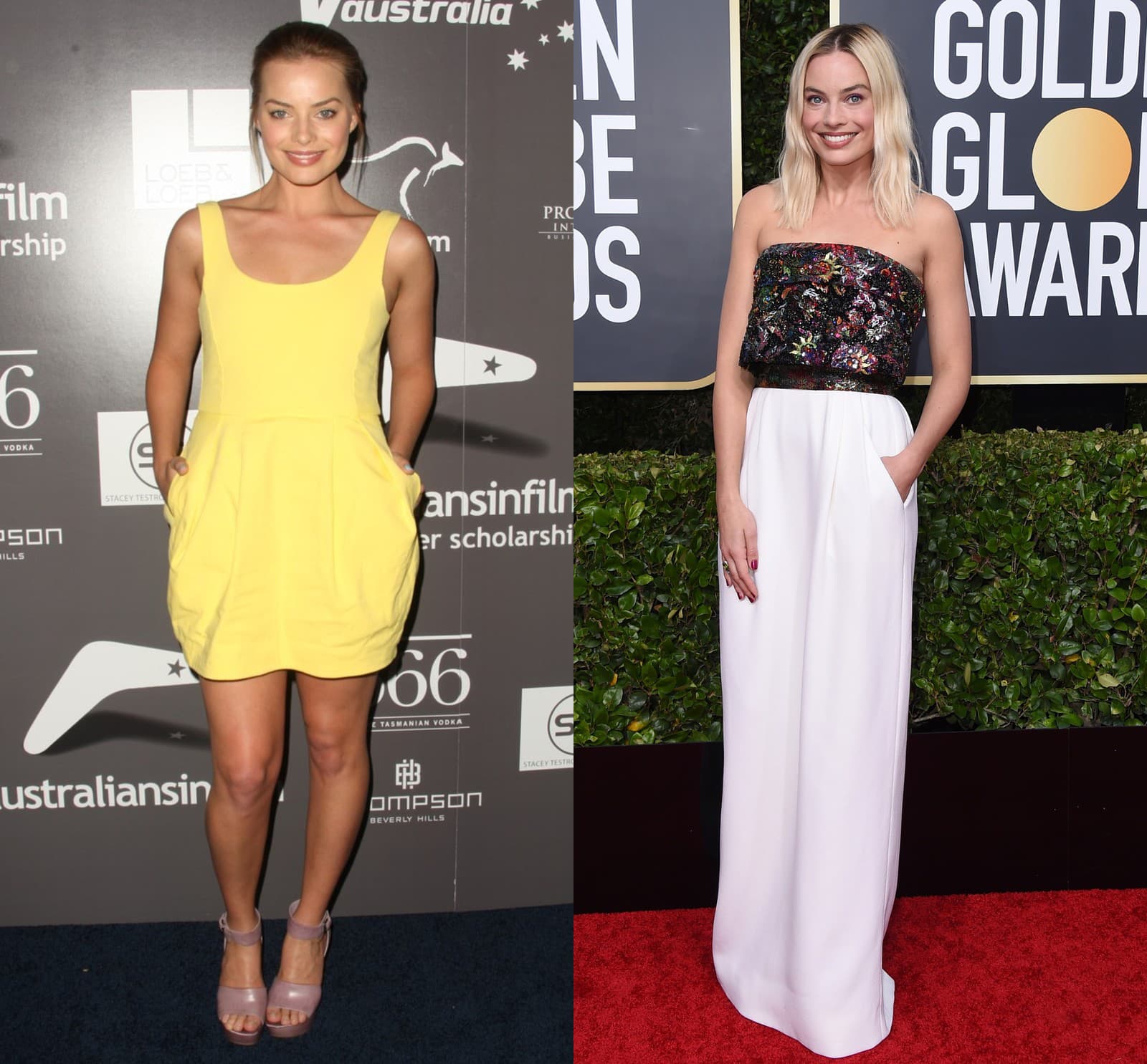 Margot Robbie na začiatku