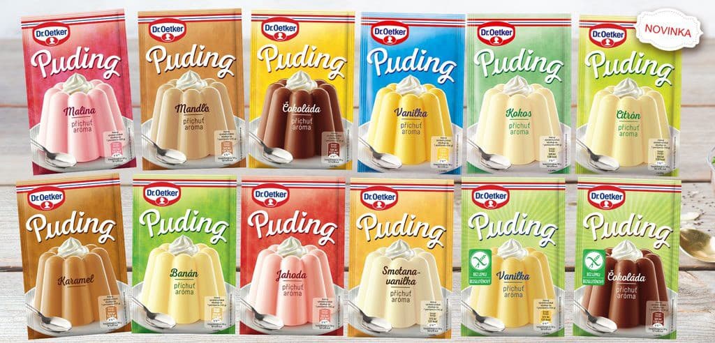 V ponuke pudingov Dr.Oetker