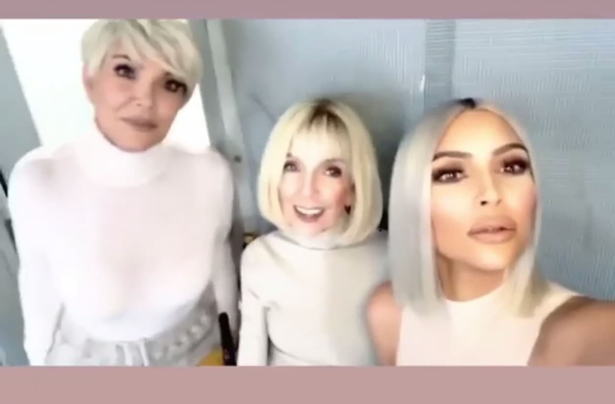 Babička Kim Kardashian popiera