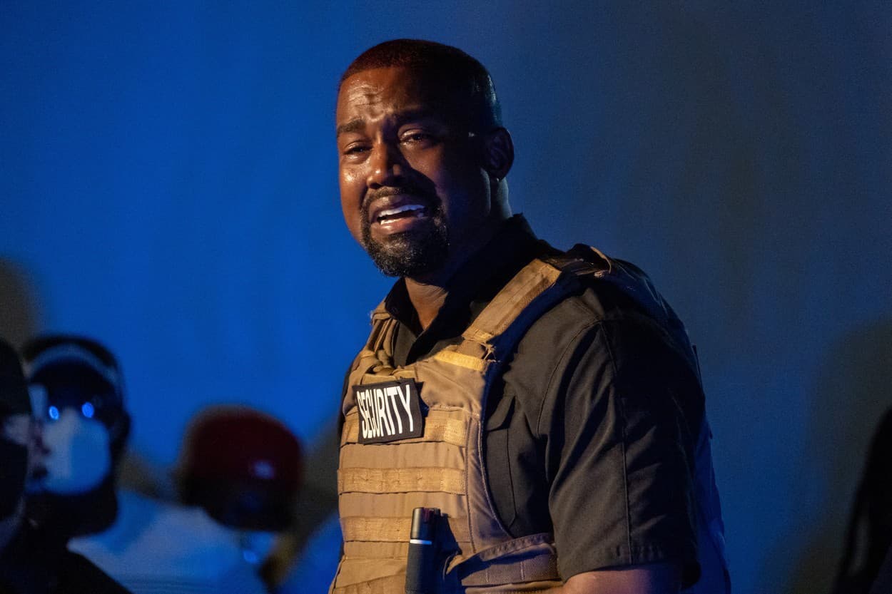 Kanyeho prezidentská kampaň bola
