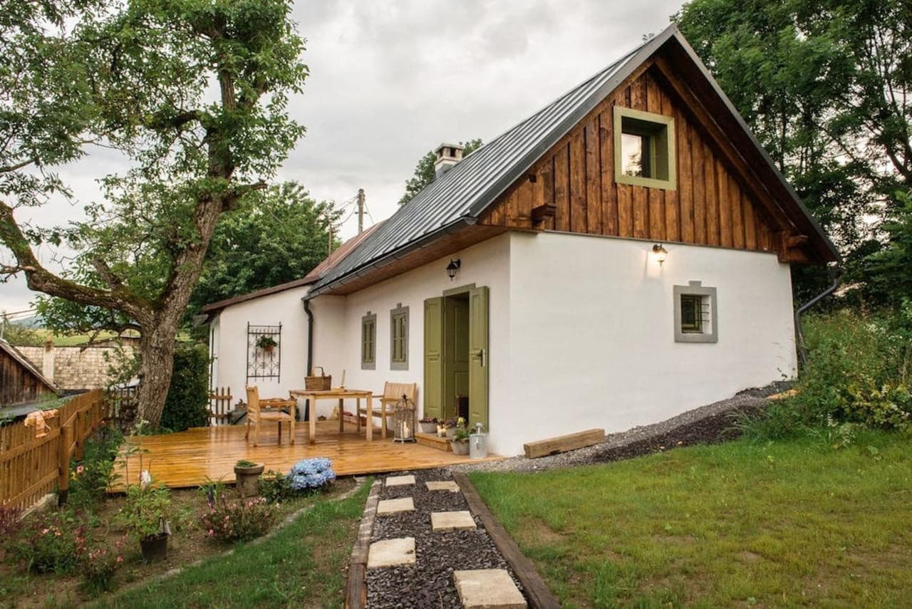 Zelená chalúpka je ako
