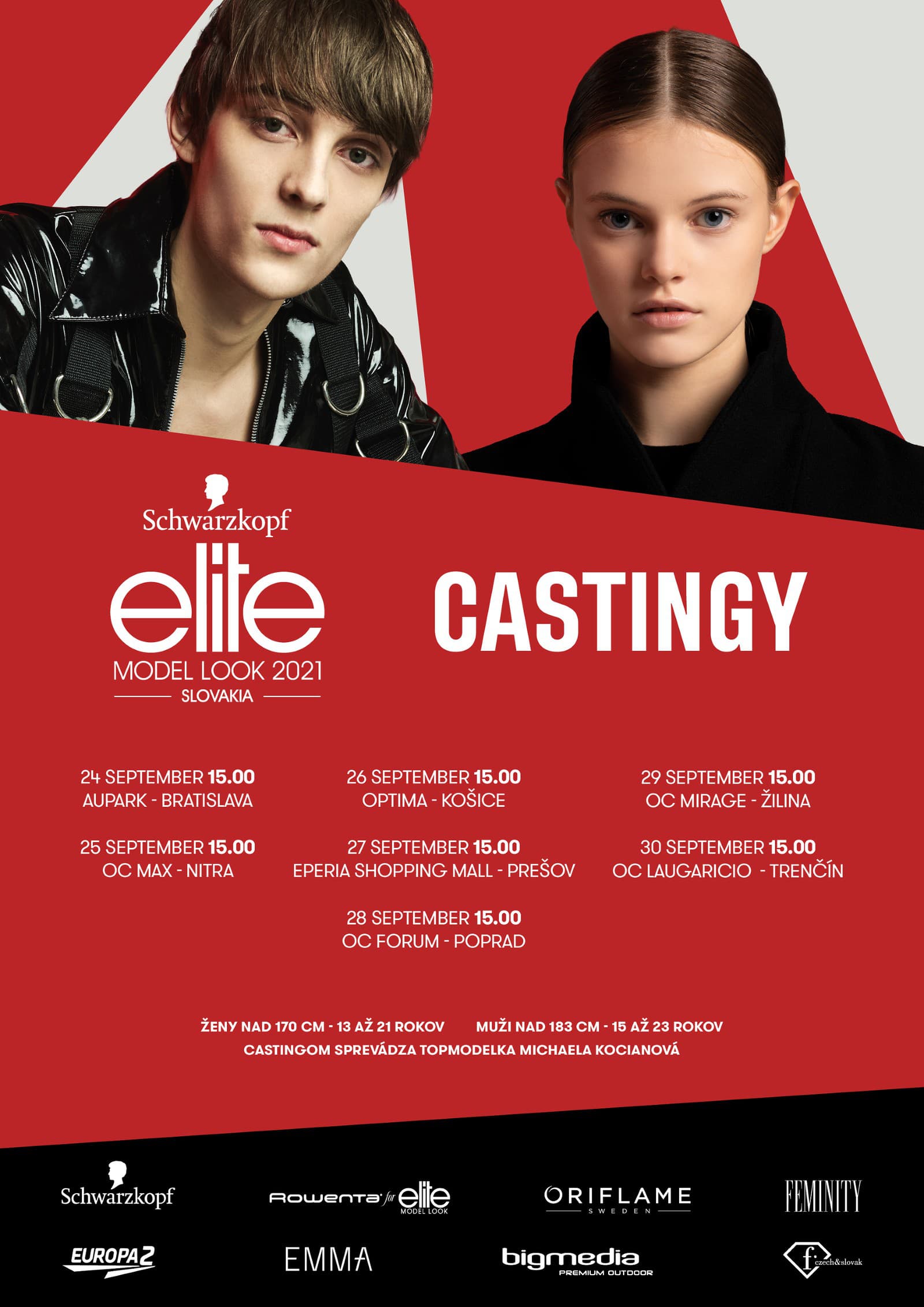 Castingy Elite Bratislava na